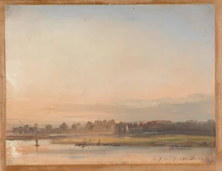 Uitzicht op de Elbe